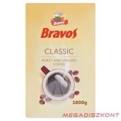 Bravos classic vákuumcsomagolt őrölt kávé 1kg