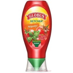 GLOBUS nápolyi ketchup flakonos 450g/485g