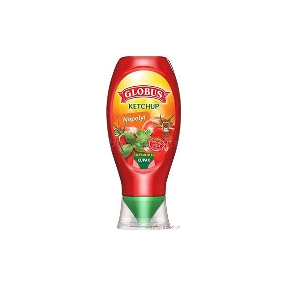 GLOBUS nápolyi ketchup flakonos 450g/485g