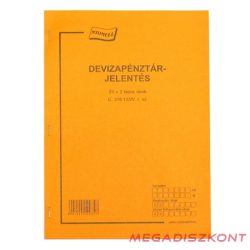 Nyomtatvány pénztárjelentés deviza