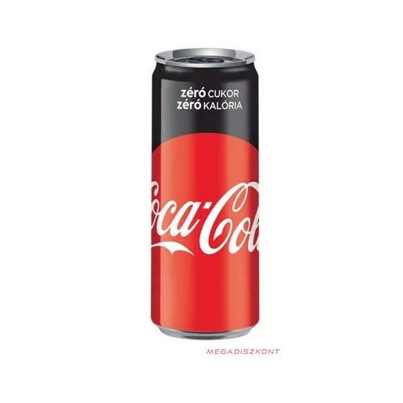 COCA Cola zero Sleek can 0,33l