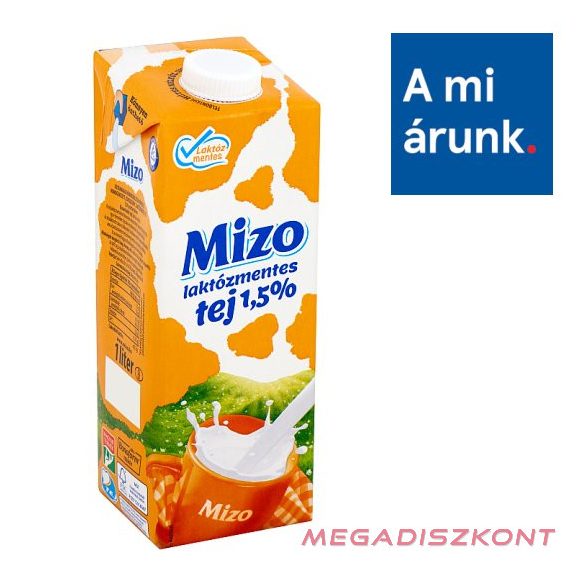 MIZO UHT TEJ 1,5% LAKTÓZMENTES 1L