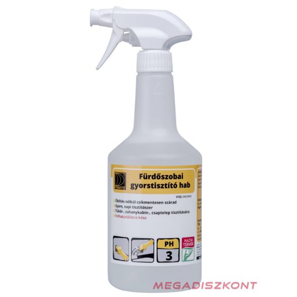 Brilliance Fürdőszobai gyorstisztító hab 750ml