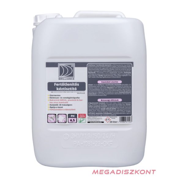 Brilliance Fertőtlenítős kéztisztító folyékony szappan 20L