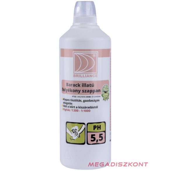 Brilliance Barack illatú folyékony szappan 1L