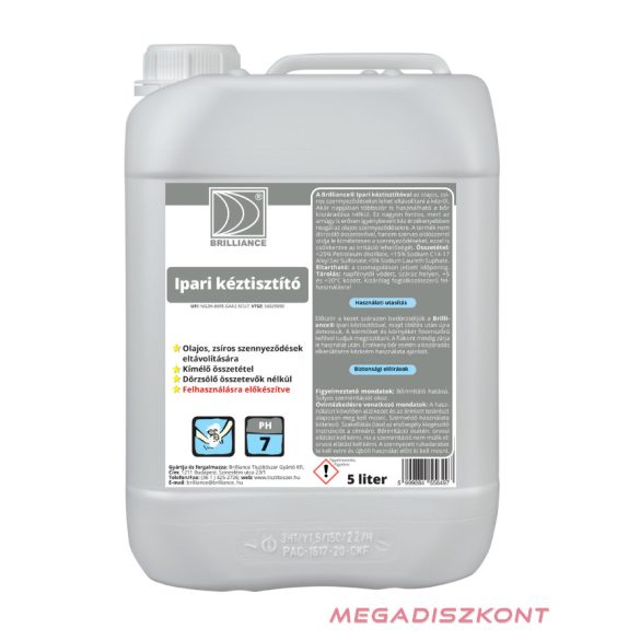 Brilliance Ipari kéztisztító 5L