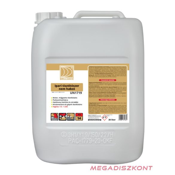 Brilliance Ipari tisztítószer (nem habzó) 20L