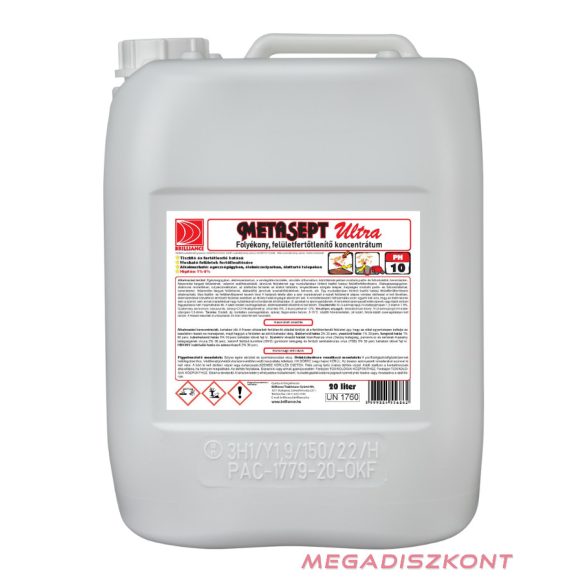 Brilliance METASEPT ULTRA Folyékony felületfertőtlenítő koncentrátum 20L