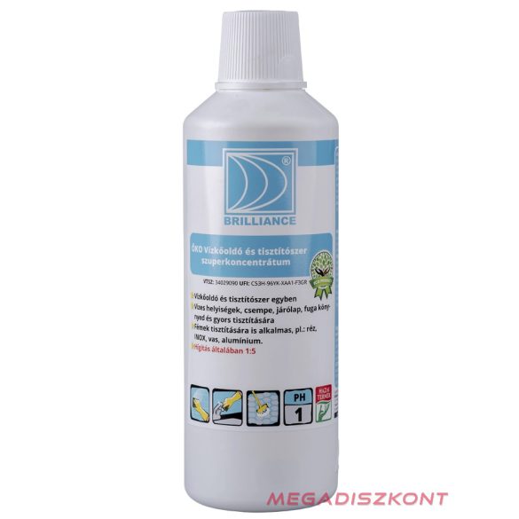 Brilliance Öko Vízkőoldó és tisztítószer szuperkoncentrátum 1L