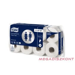   Tork 110767 kistekercses toalettpapír, fehér, T4 rendszer, 2 réteg, 30 m, 8 teke
