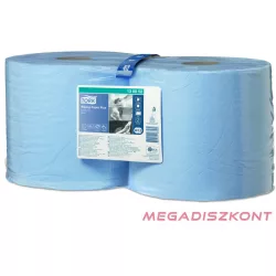   Tork 130052 törlőpapír plusz, kombi tekercses, kék, W1/W2 rendszer, 2 réteg, 255