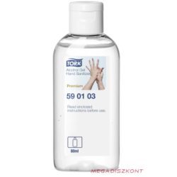   Tork 590103 alkoholos kézfertőtlenítő gél, átlátszó, 80 ml zsebpalack, biocid te