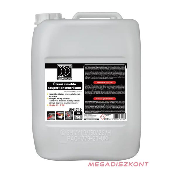 Brilliance Üzemi Zsíroldó szuperkoncentrátum 20L