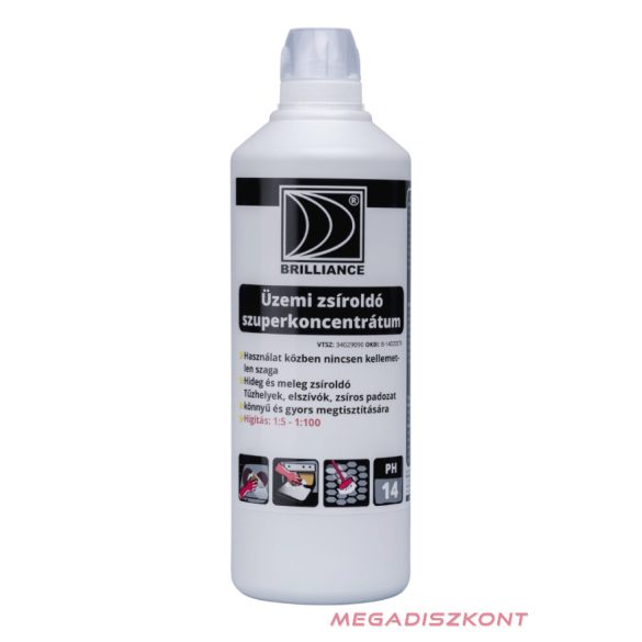 Brilliance Üzemi Zsíroldó szuperkoncentrátum 1L