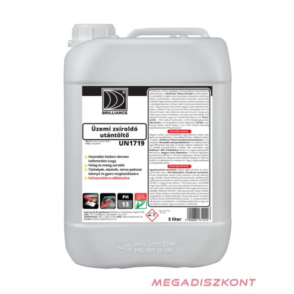 Brilliance Üzemi Zsíroldó 5L