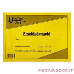 Nyomtatvány emelőgépnapló VECTRALINE A/5 fekvő